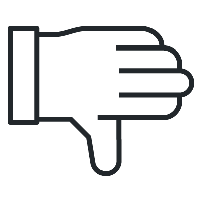 Thumbs down